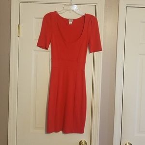 H&M bodycon red dress, size 6